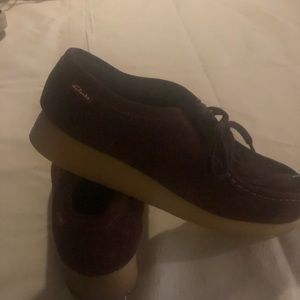 Clarks wallabees suede